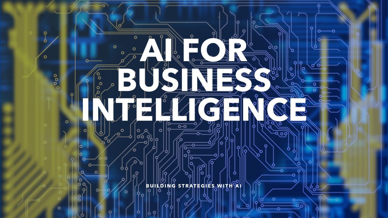 Artificial Intelligence and Business Analytics